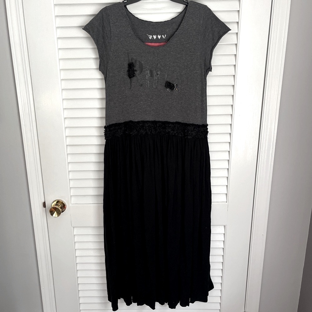 ETSY HANDMADE CAT LADY TEE SHIRT MAXI DRESS